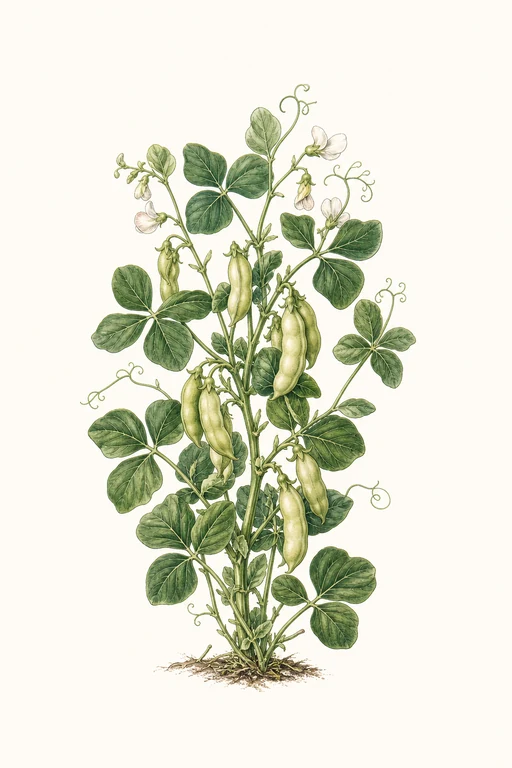 Botanical illustration of Fordhook 242