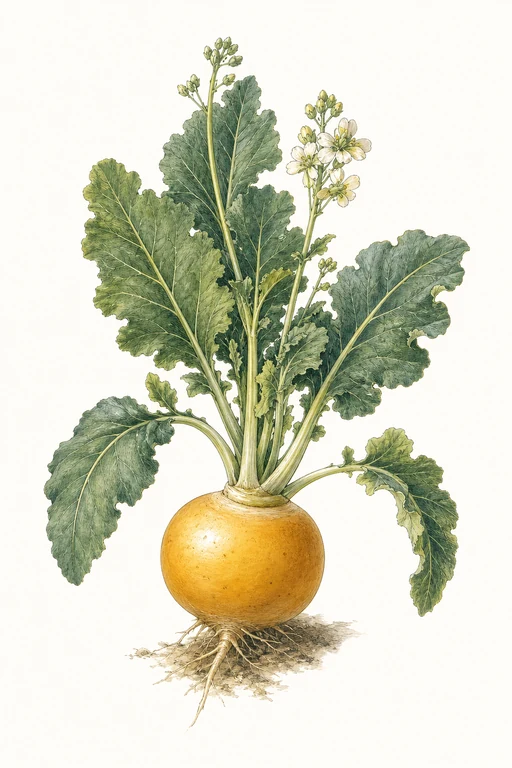 Botanical illustration of Amber Globe