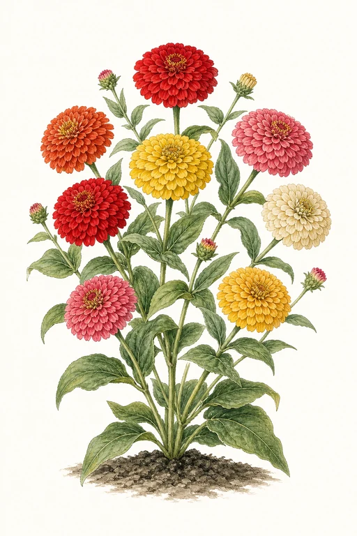Botanical illustration of Oklahoma Mix