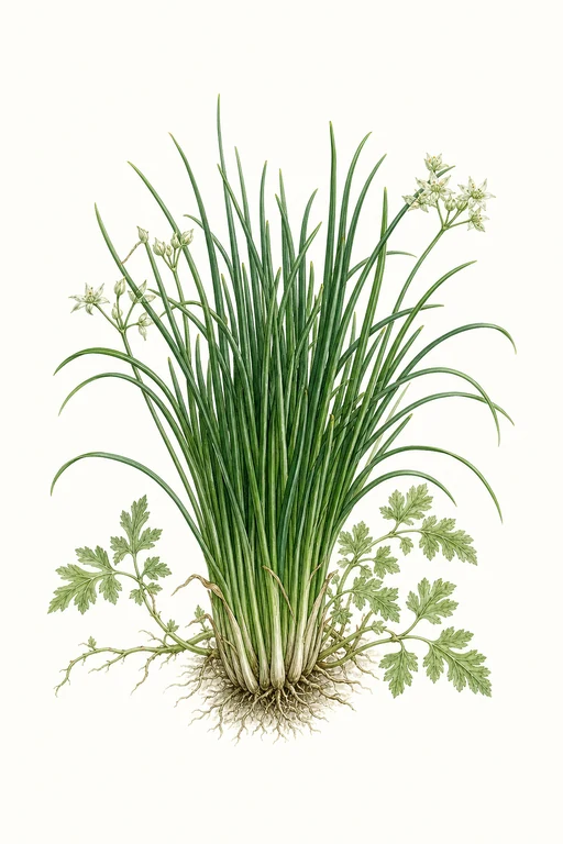Botanical illustration of Geisha