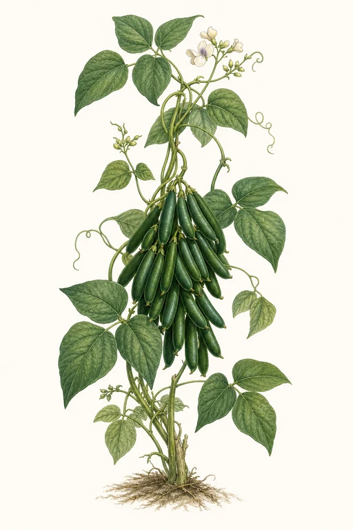 Botanical illustration of Charleston Greenpack