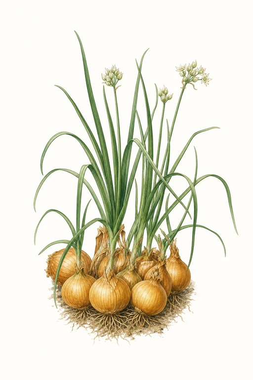 Botanical illustration of Golden Gourmet