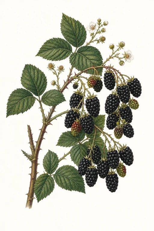 Botanical illustration of Triple Crown