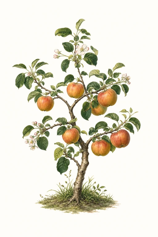 Botanical illustration of Kiku