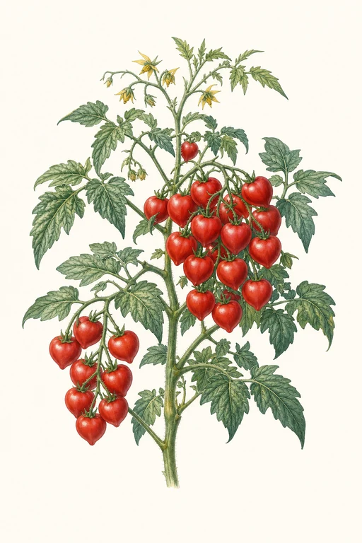 Botanical illustration of Sweetheart Of The Patio