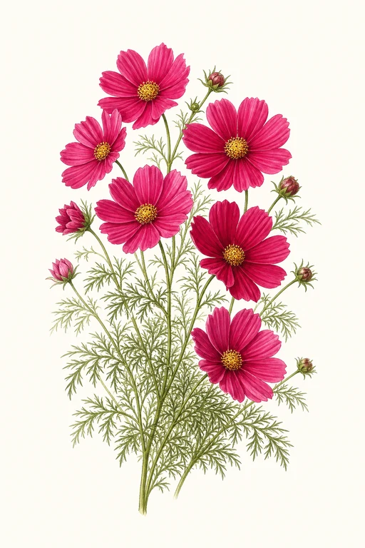 Botanical illustration of Dazzler