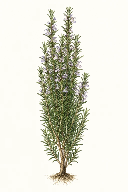 Botanical illustration of Miss Jessop's Upright
