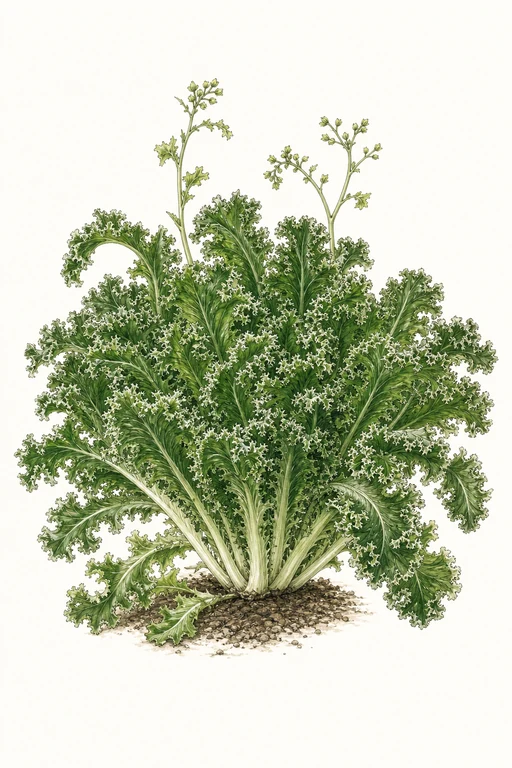 Botanical illustration of Salad King