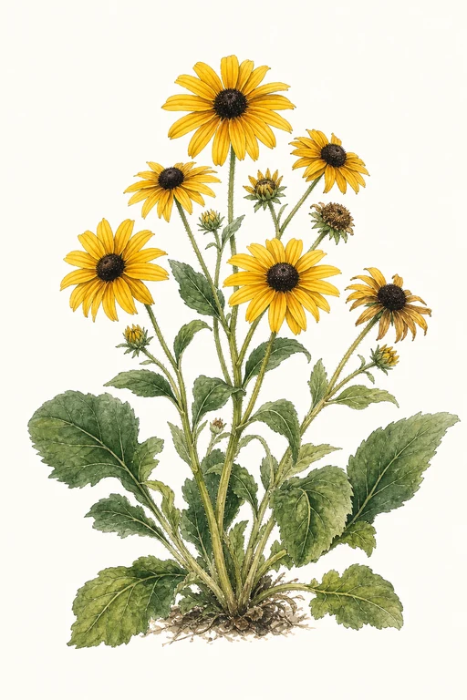 Botanical illustration of Goldilocks