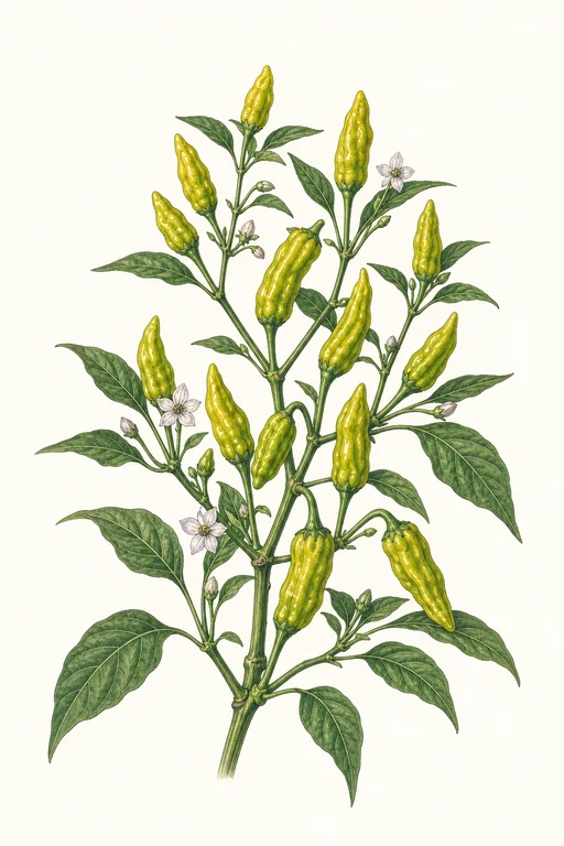 Botanical illustration of Mellow Star