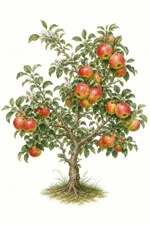 Botanical illustration of Zestar!