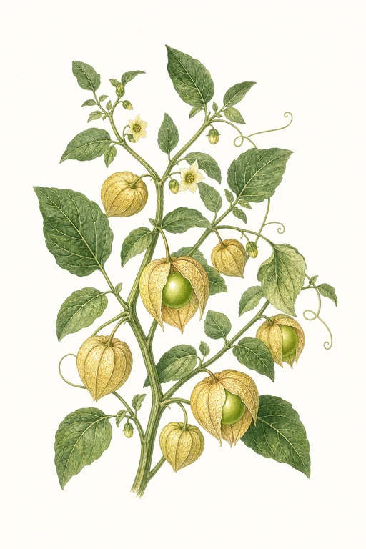 Botanical illustration of Milpero de Jalisco