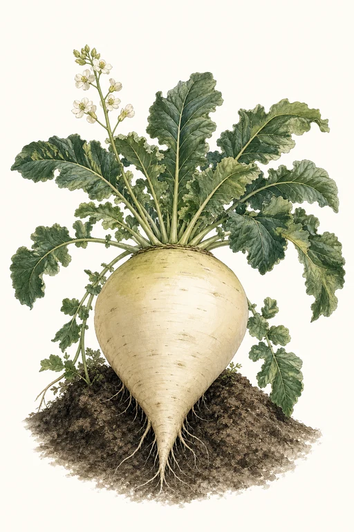 Botanical illustration of Sakurajima Giant