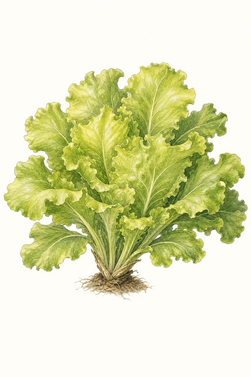 Botanical illustration of Salad Bowl
