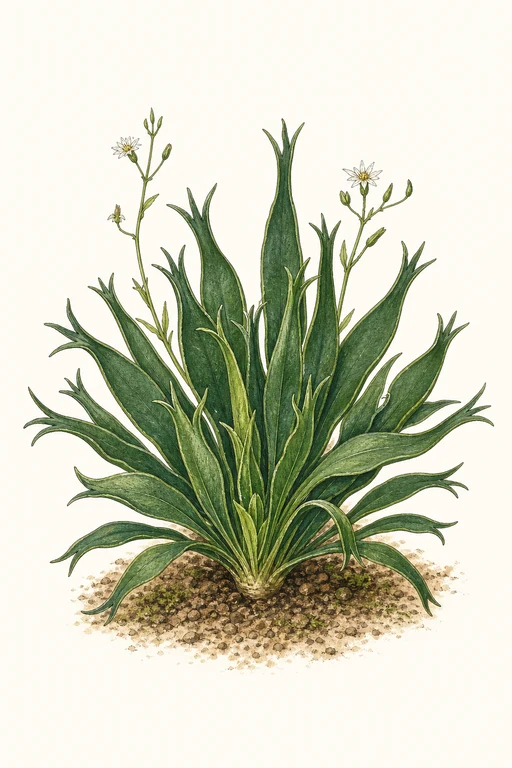 Botanical illustration of Erba Stella