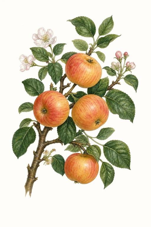 Botanical illustration of Rambour Franc