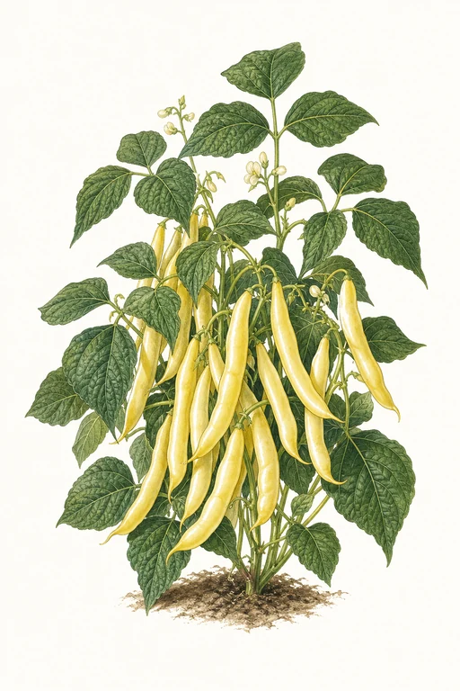 Botanical illustration of Golden Gate Wax