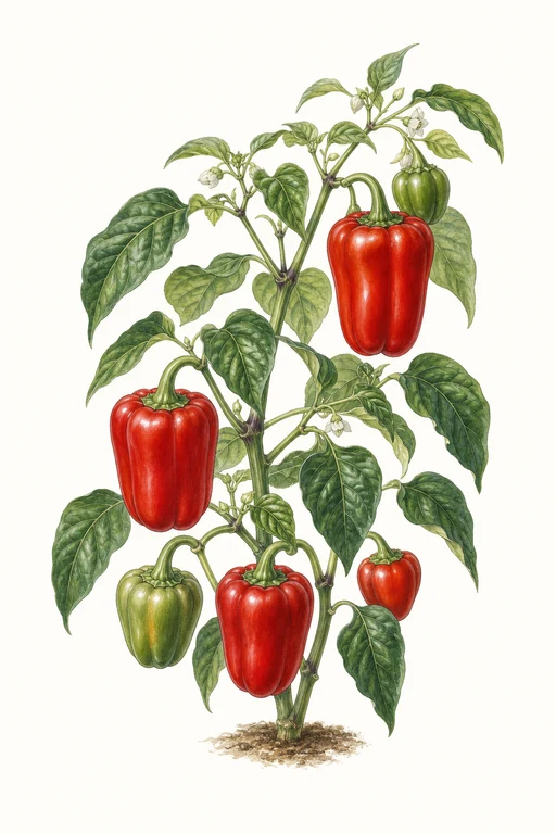 Botanical illustration of Big Red