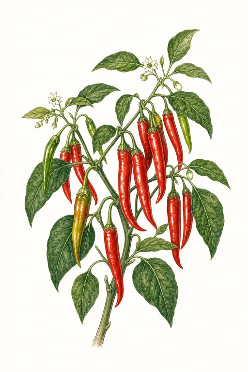 Botanical illustration of Santa Fe Grande