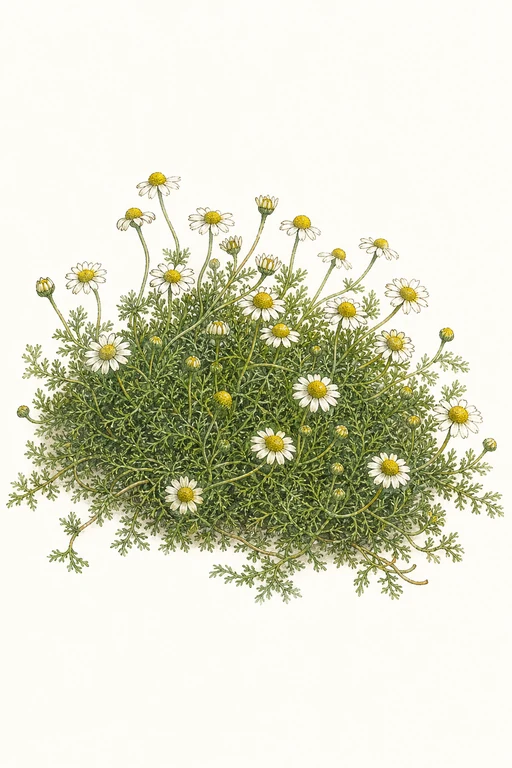 Botanical illustration of Roman Chamomile