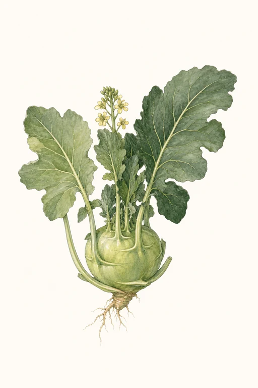 Botanical illustration of Purple Vienna