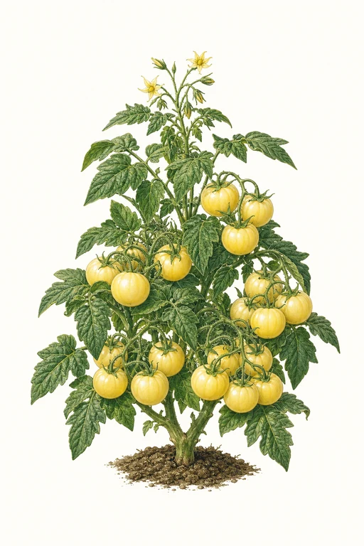 Botanical illustration of Dwarf Lemon Ice