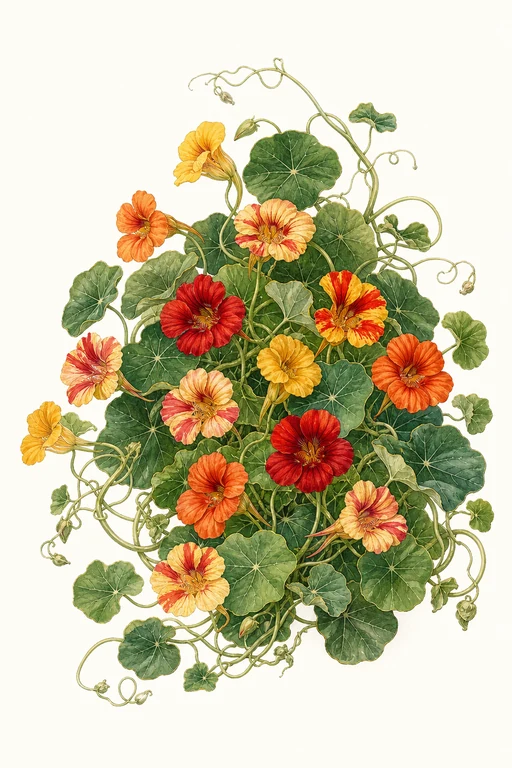 Botanical illustration of Whirlybird Mix