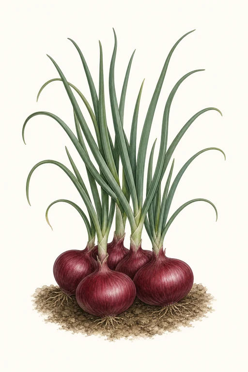 Botanical illustration of Non-Bolting Red