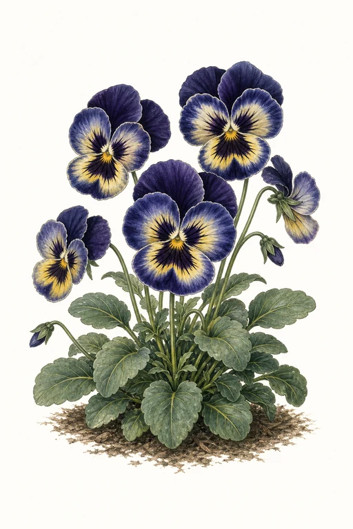 Botanical illustration of Got The Blues