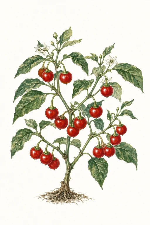 Botanical illustration of Cynthia