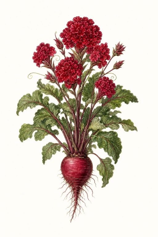 Botanical illustration of Better Off Red