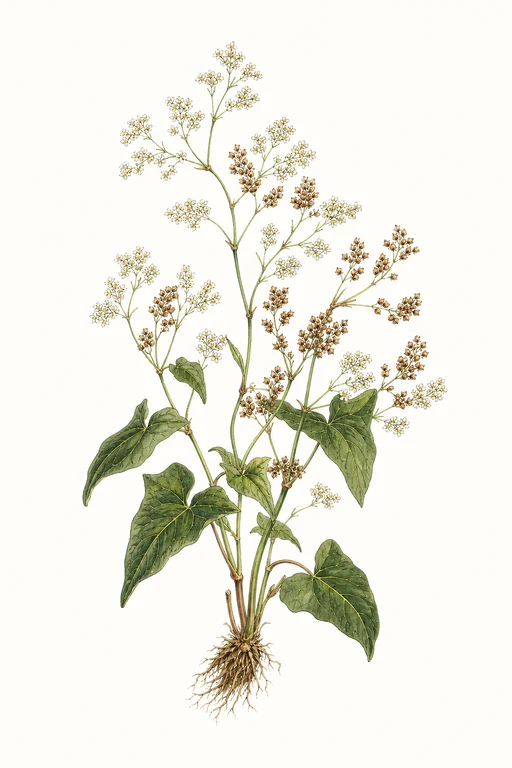 Botanical illustration of Keukett Buckwheat