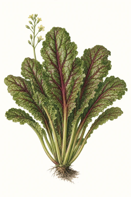 Botanical illustration of Red Splendor