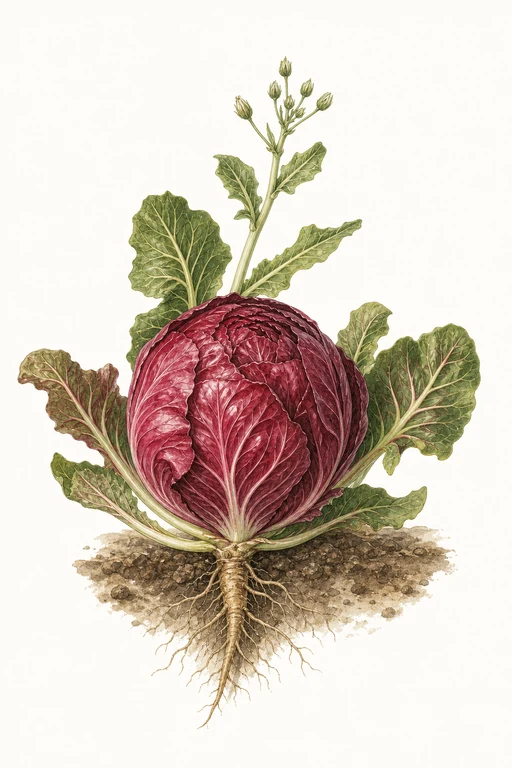 Botanical illustration of Palla Rossa