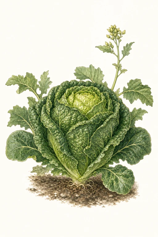 Botanical illustration of Saharan