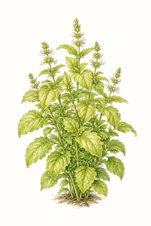 Botanical illustration of Lemon Mrs. Burns