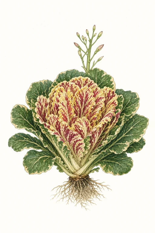 Botanical illustration of Variegato Di Castelfranco