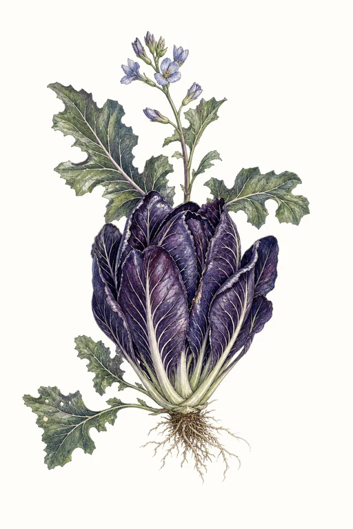 Botanical illustration of Indigo