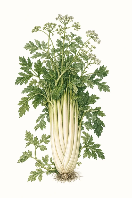 Botanical illustration of Beijing White