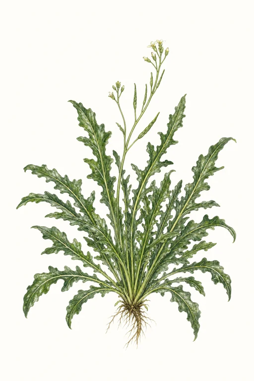 Botanical illustration of Arugula