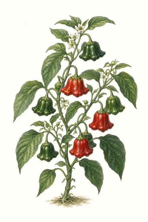 Botanical illustration of Bishop's Crown