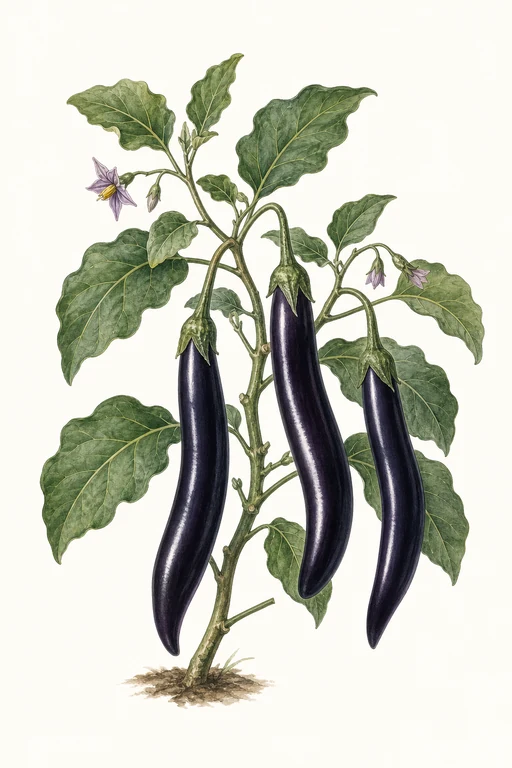Botanical illustration of Ping Tung
