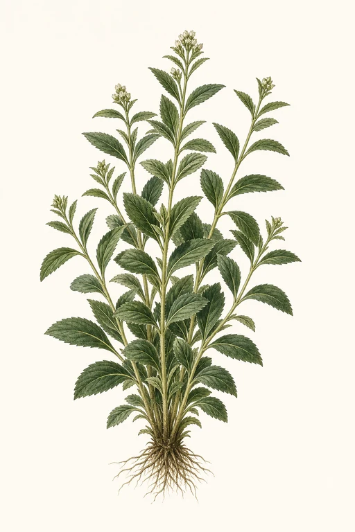 Botanical illustration of Sweet Herb