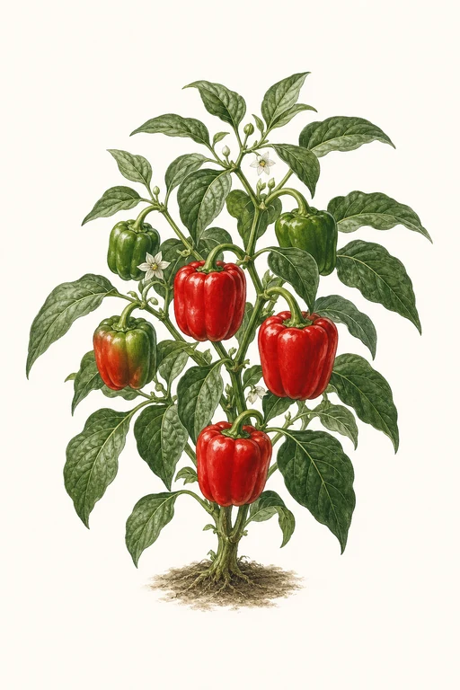 Botanical illustration of Bell Boy