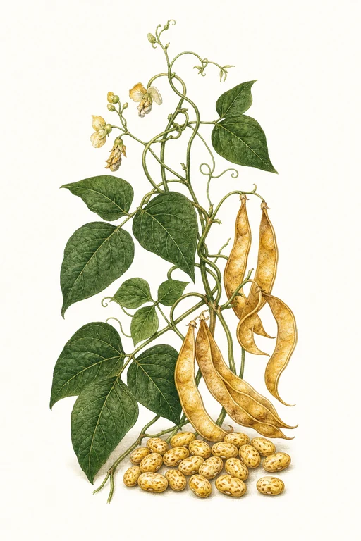 Botanical illustration of Jacob's Cattle Gold