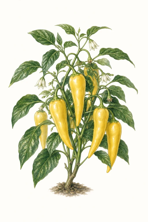 Botanical illustration of Golden Calwonder