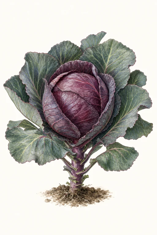 Botanical illustration of Super Red 80