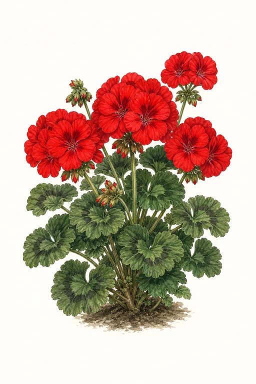 Botanical illustration of Americana Red