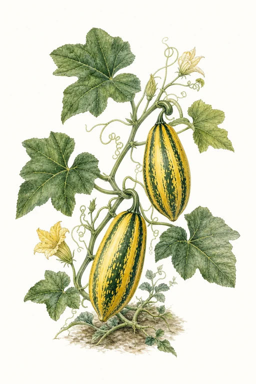Botanical illustration of Jaune Et Verte