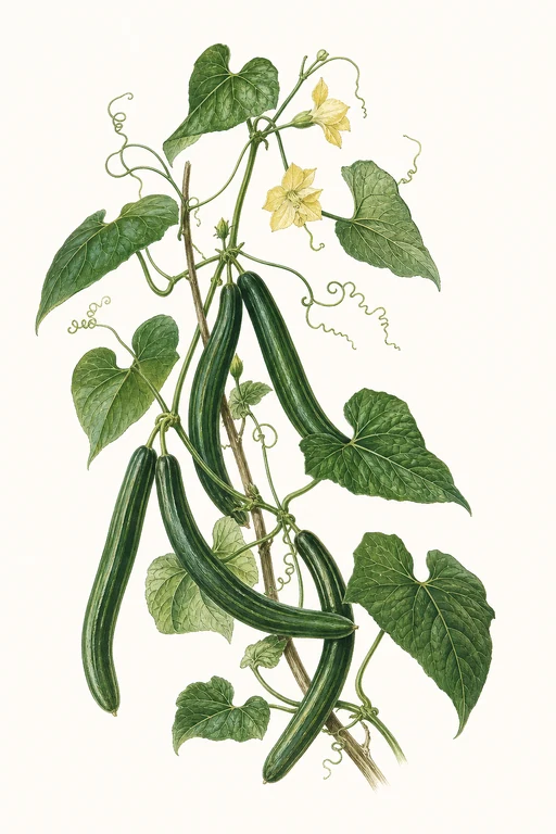 Botanical illustration of Gagon
